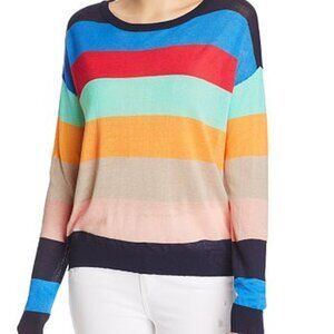 Splendid x Gray Malin Sunray Striped Sweater Size Small